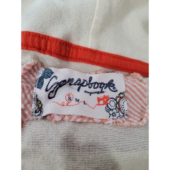 Anthropologie Scrapebook Hooded Tunic Striped Purple size Small‎ #3 - Picture 3 of 3